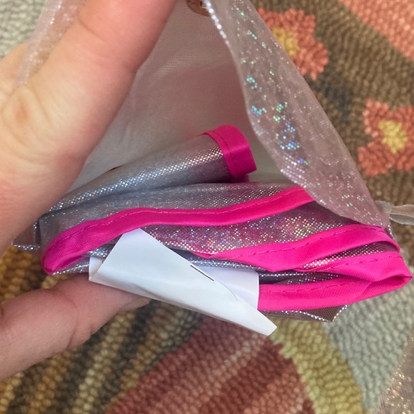 Betsey Johnson Glittery Handbag Raincoat - Picture 8 of 8